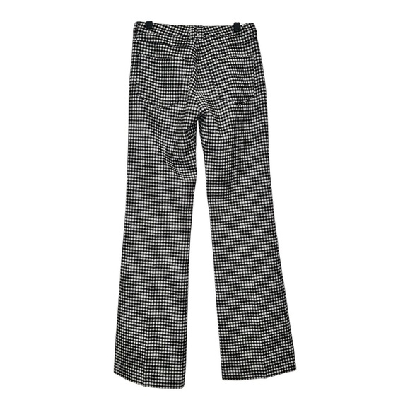 THE KOOPLES Check-Pattern Wool-Blend Trousers FR Size 36/US 4 NWT Black/White - Picture 7 of 15